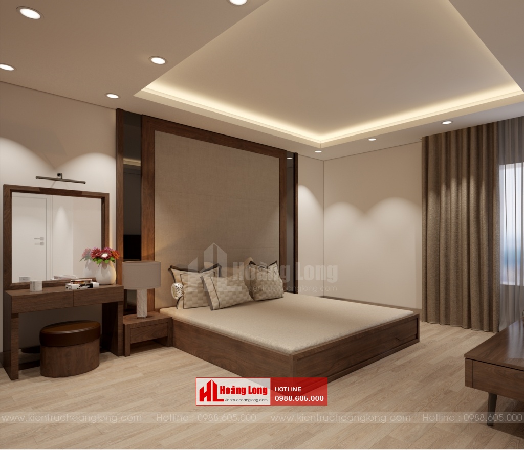 Hồ sơ thiết kế nội thất chung cư 3 phòng ngủ HL53224